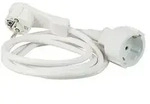 AS Schwabe 50212 Strom Verl&auml;ngerungskabel Schwarz 2m H05VV-F 3G 1,5mm2