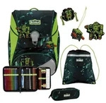 Scout Schulranzen Set Alpha, Schulranzen Set, 4tlg, Cubes