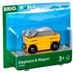 BRIO World - Tierwaggon Elefant