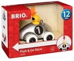 BRIO Infant/ Toddler - Push & Go Rennwagen Silber Edition