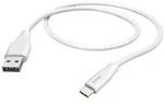Hama USB-Ladekabel USB 2.0 USB-A Stecker, USB-C&reg; Stecker 1.50 m Wei&szlig; 00201596