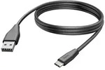 Hama USB-Ladekabel USB 2.0 USB-A Stecker, USB-C&reg; Stecker 3.00m Schwarz 00201597