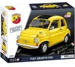 COBI Cars 24353 - Fiat Abarth 595, gelb, Executive Edition, Bausatz 1:12, 1223