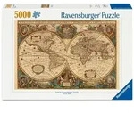 Erwachsenenpuzzle 5000 Teile - Historische Weltkarte, Henricus Hondius 1630