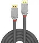 LINDY DisplayPort Anschlusskabel DisplayPort Stecker, DisplayPort Stecker 0.50 m Grau