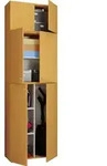 Holz Besenschrank Staubsauger Putzschrank Lona A