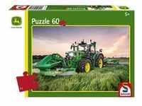 Schmidt 56470 - John Deere, Traktor 6R 185, Kinderpuzzle, 60 Teile