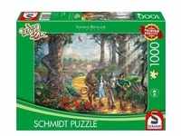 Schmidt 58426 - Thomas Kinkade, The Wizard Oz, Follow the Yellow Brick Road, Puzzle,