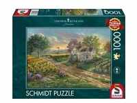 Schmidt 58779 - Thomas Kinkade, Sonnenblumenfelder, Puzzle, 1000 Teile