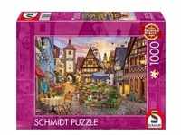 Schmidt 59760 - Romantisches Bayern, Rothenburg ob der Tauber, Puzzle, 1000 Teile