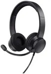 Trust Ayda On Ear Headset kabelgebunden Stereo Schwarz Noise Cancelling Headset,