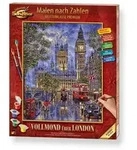 Malen nach Zahlen - Vollmond &uuml;ber London