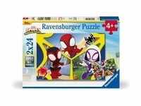 Ravensburger Kinderpuzzle 05729 - Spidey und seine Super-Freunde - 2x24 Teile Spidey