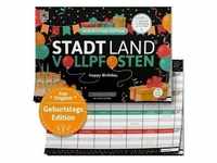 Denkriesen - Stadt Land Vollpfosten® Geburtstags Edition - "Happy Birthday."