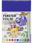 Folia Fensterfolie, 23x33cm, 10 Blatt, farbig sortiert