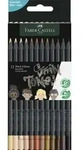 Faber-Castell Buntstifte Black Edition, Skin Tones, 12er Set