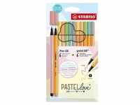 Stifte-Set – STABILO Pastellove Set – 12er Pack – Fineliner &
