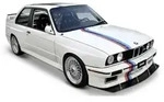Bburago 1:24 BMW M3 E30 '88, weiss