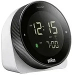 Braun BC24W-DCF Funk Wecker Schwarz, Wei&szlig;