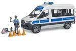 bruder 02683 MB Sprinter Polizei Einsatzfahrzeug mit Polizist und L+S