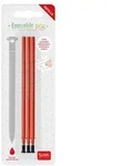 Legami 3x Ersatzmine f&uuml;r l&ouml;schbaren Gelstift - Rot