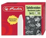 Herlitz Tafelkreide 36er Set wei&szlig;