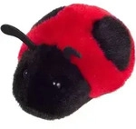Teddy Hermann 926627 - Marienk&auml;fer, Pl&uuml;schtier, 11 cm