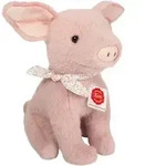 Teddy Hermann 930235 - Schwein Audrey, Pl&uuml;schtier, 23 cm