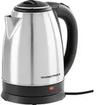 GourmetMaxx Wasserkocher schnurlos Edelstahl, Schwarz Fassungsverm&ouml;gen: 1.8