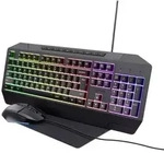 Trust GXT791 Kabelgebunden Gaming-Tastatur, Maus-Set Beleuchtet Deutsch, QWERTZ