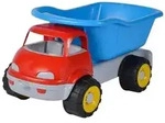 Sandfahrzeug LKW Kipper rot/blau