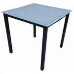 Aluminium Glas Gartentisch Balkontisch 80x80 cm