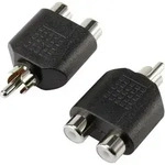 SpeaKa Professional SP-7870160 Cinch Audio Y-Adapter [1x Cinch-Stecker - 2x