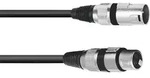 Omnitronic 3022052N XLR Verbindungskabel [1x XLR-Stecker 3 polig - 1x XLR-Buchse 3