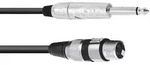 Omnitronic 30225170 XLR Adapterkabel [1x XLR-Buchse 3 polig - 1x Klinkenstecker 6.3