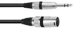 Omnitronic 3022075E XLR Adapterkabel [1x XLR-Stecker 3 polig - 1x Klinkenstecker 6.3
