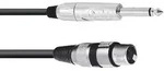Omnitronic 3022516M XLR Adapterkabel [1x XLR-Buchse 3 polig - 1x Klinkenstecker 6.3