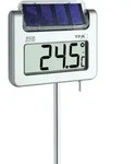 TFA Dostmann Avenue Solar Garten-Thermometer Silber 30.2026