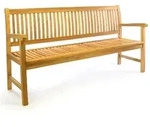 4er Sitzbank Gartenbank Landhausstil Teak Holz