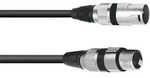 Omnitronic 30220400 XLR Verbindungskabel [1x XLR-Stecker 3 polig - 1x XLR-Buchse 3