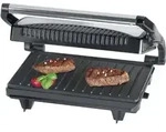Clatronic MG 3519 Elektro Kontaktgrill Schwarz, Edelstahl