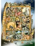 Kinderpuzzle 100 XXL Teile - Tiere im Regal