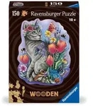 Wooden Puzzle 150 Teile - Fr&uuml;hlingskatze