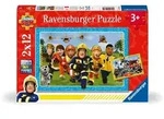 Kinderpuzzle 2x12 Teile - Feuerwehrmann Sam - Die Rettung naht