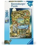 Kinderpuzzle 200 XXL Teile - Reptilien im Regal
