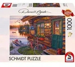 Seeh&uuml;tte mit Fahrrad