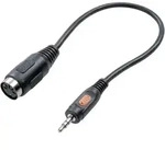 SpeaKa Professional SP-7869840 DIN-Anschluss / Klinke Audio Adapter [1x