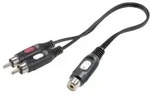 SpeaKa Professional SP-7869924 Cinch Audio Y-Adapter [2x Cinch-Stecker - 1x