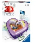 3D Puzzle Ravensburger Herzschatulle Pferde 54 Teile