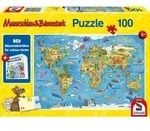 Reise um die Welt, 100 Teile, mit Add-on (Wissensb&uuml;chlein)
